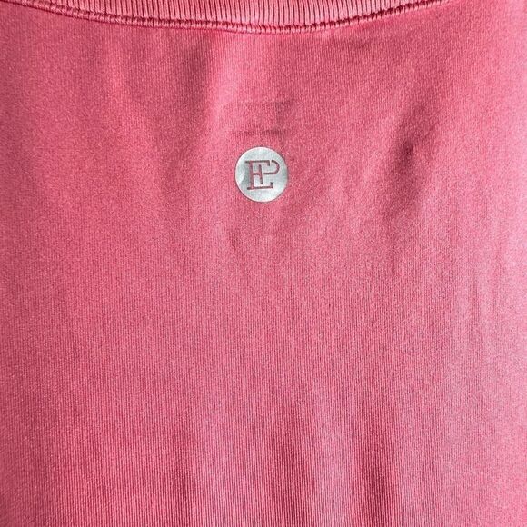 NWT EPNYGolf Women’s Sleeveless Mock Zip Polo Pink Ribbed Texture - Size Large - Picture 8 of 9